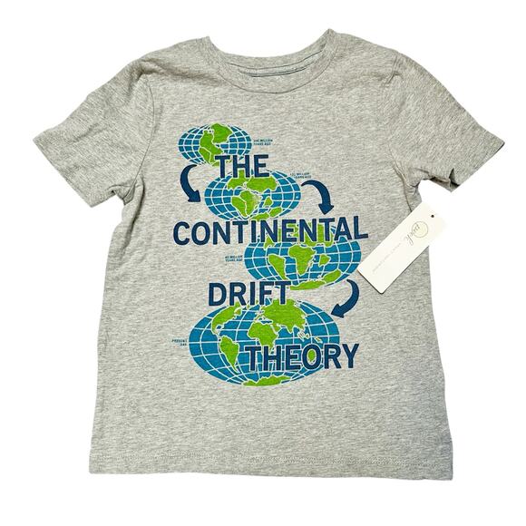NWT Peek Continental Drift Theory Graphic Tee 4/5 - Picture 1 of 4